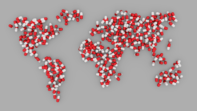 Pills World Map - Pixabay